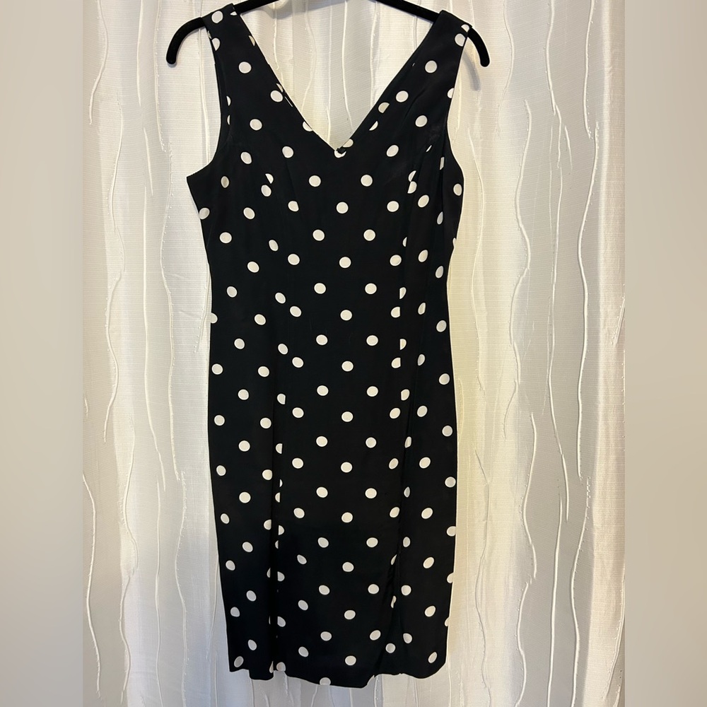 Retro polka dot Cassidy dress, Size 10